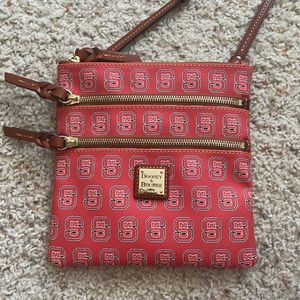 Dooney & Bourne Triple Zip NC State Crossbody